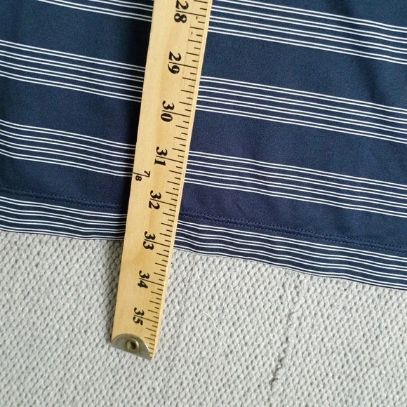 Nike USA Hockey Polo Mens XXL Blue Striped Dri-FIT Game Time M-51299 Excellent - Picture 8 of 10